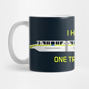 Lime One Track Mind Mug